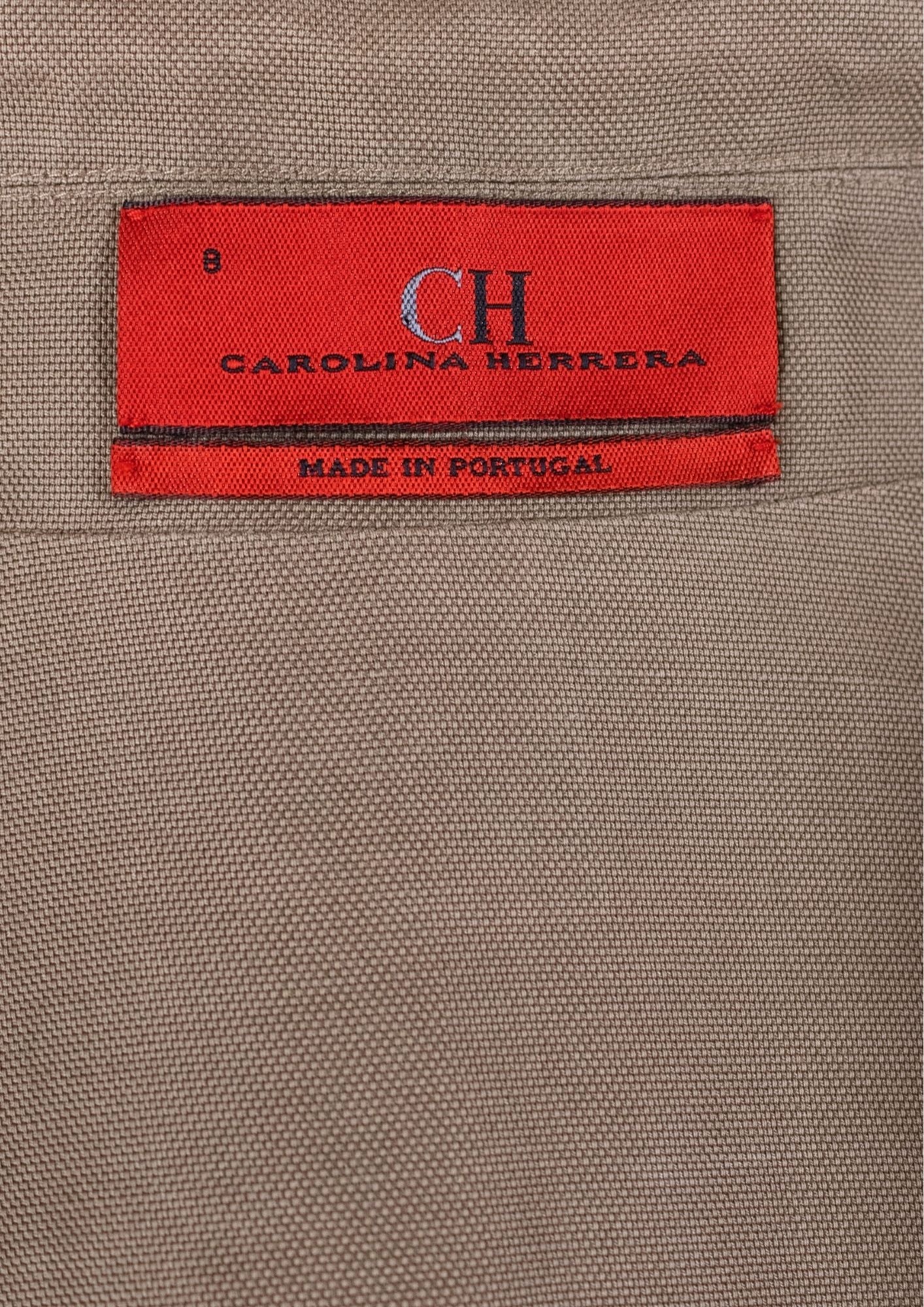 Carolina Herrera Khaki Utility Jacket - Reloved - Timeless Styles