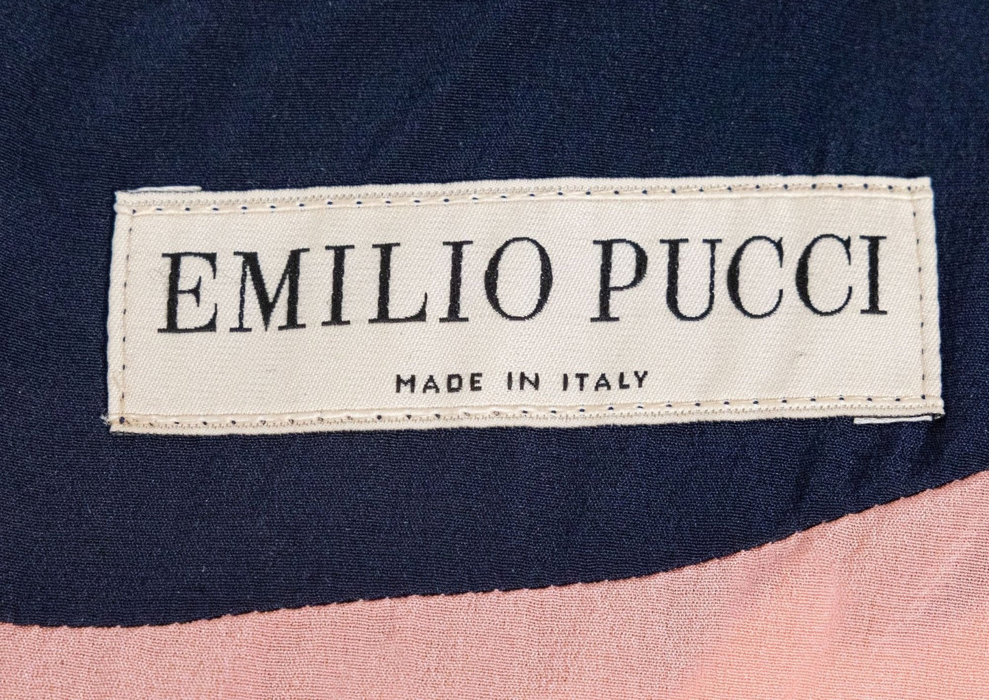 Emilio Pucci Navy & Pink Dress - Reloved - Timeless Styles