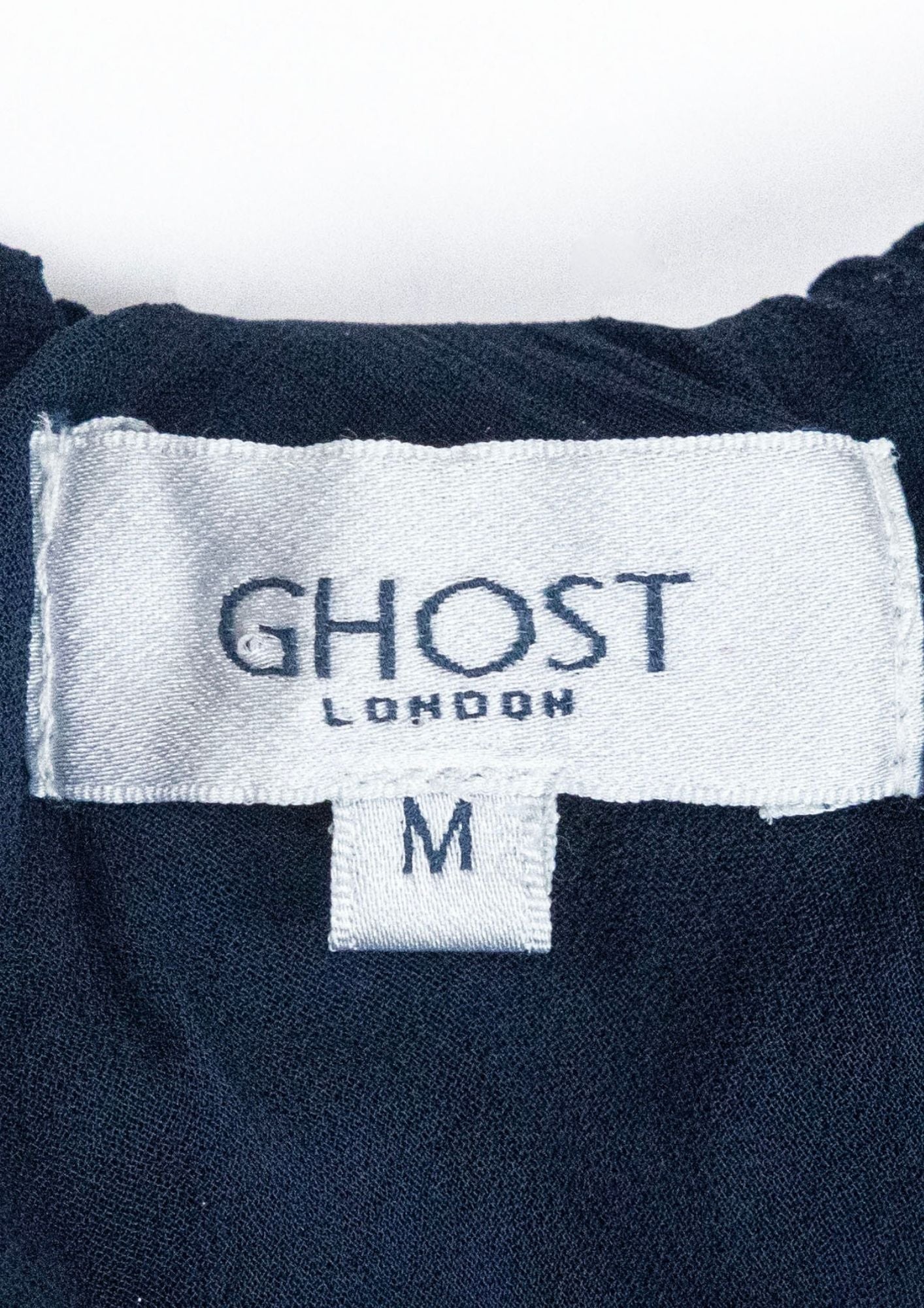 Ghost London Navy Blue Maxi Dress - Reloved - Timeless Styles