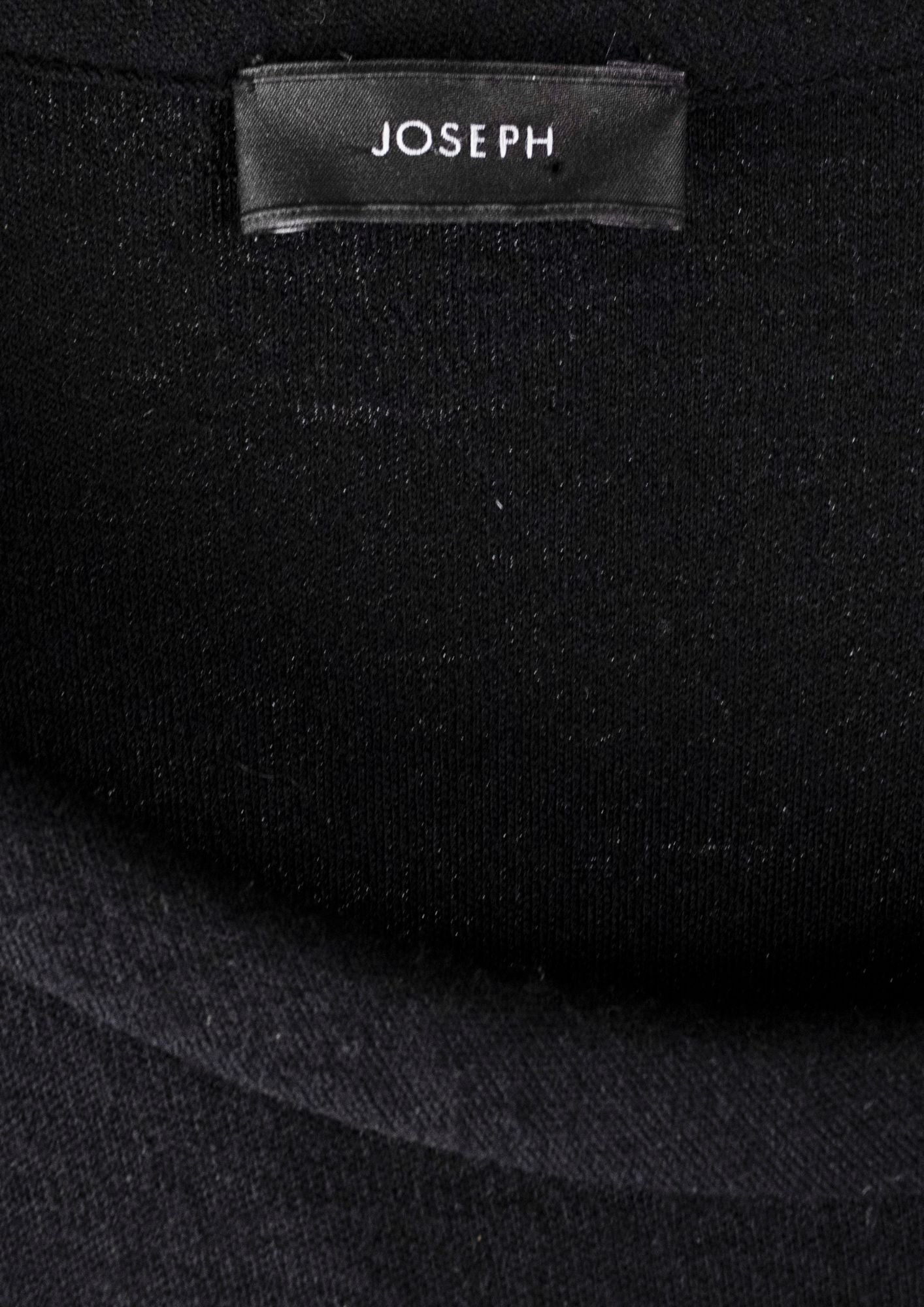 Joseph Black Draped Zip Dress - Reloved - Timeless Styles