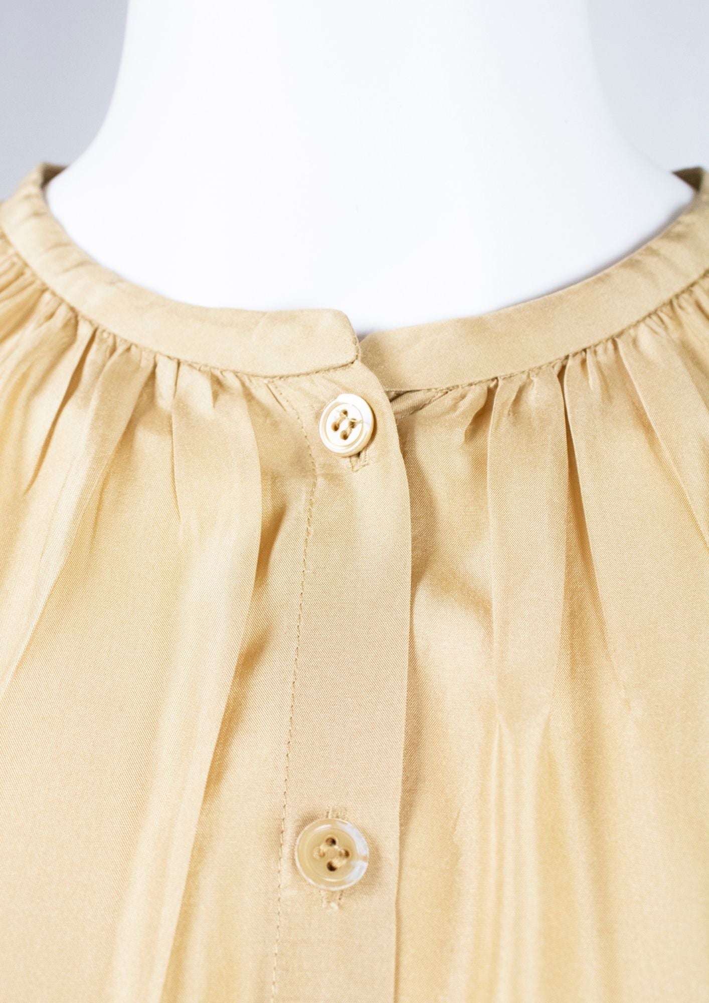 Joseph Gold Silk Shirt - Reloved - Timeless Styles