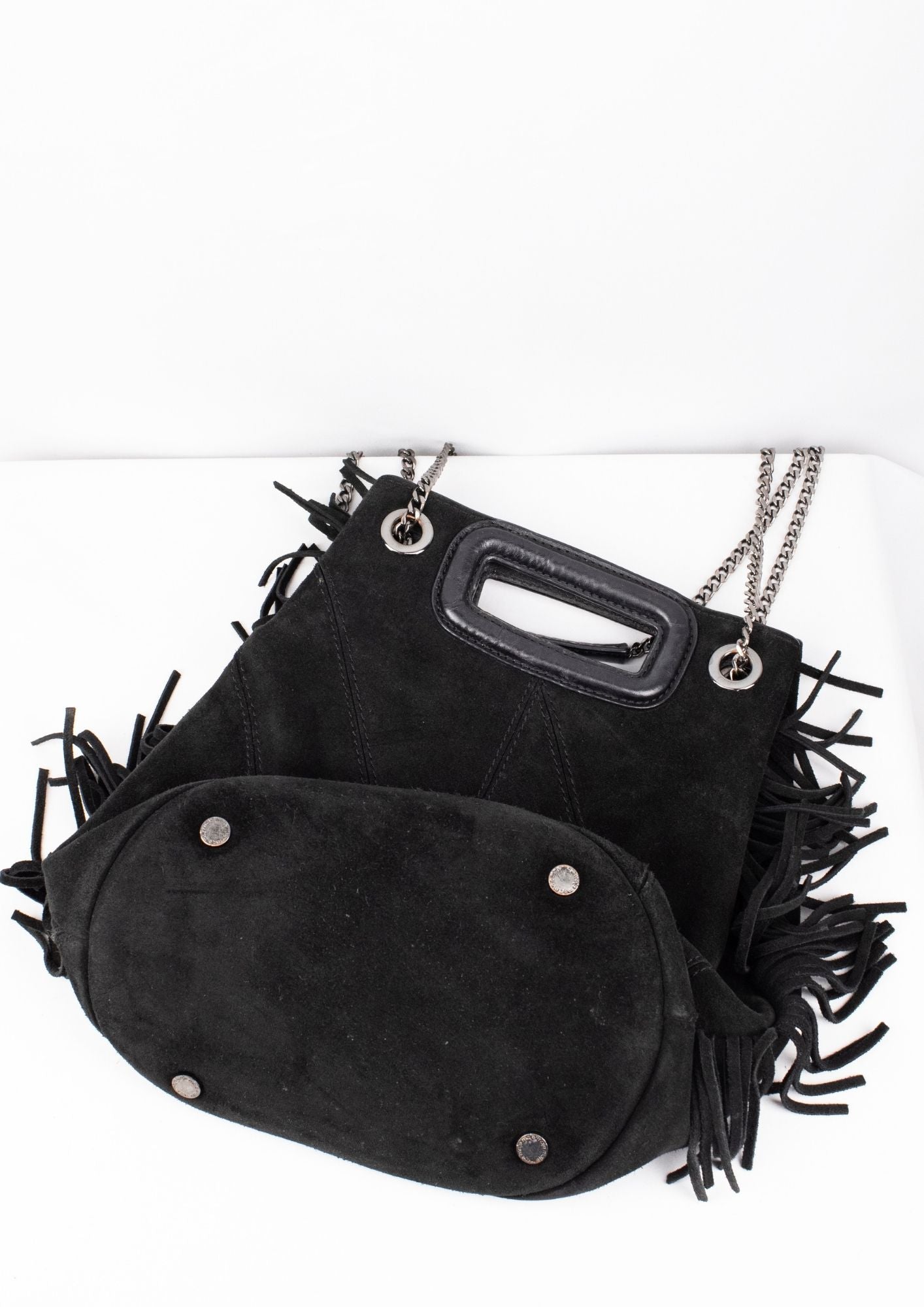 Maje Black Fringe Bag - Reloved - Timeless Styles
