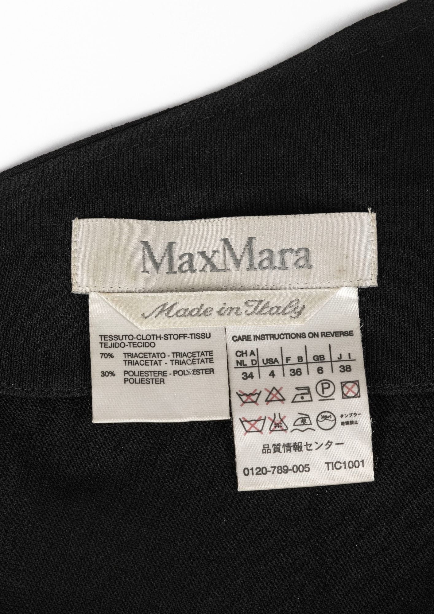 Max Mara Asymmetrical Halter Dress - Reloved - Timeless Styles