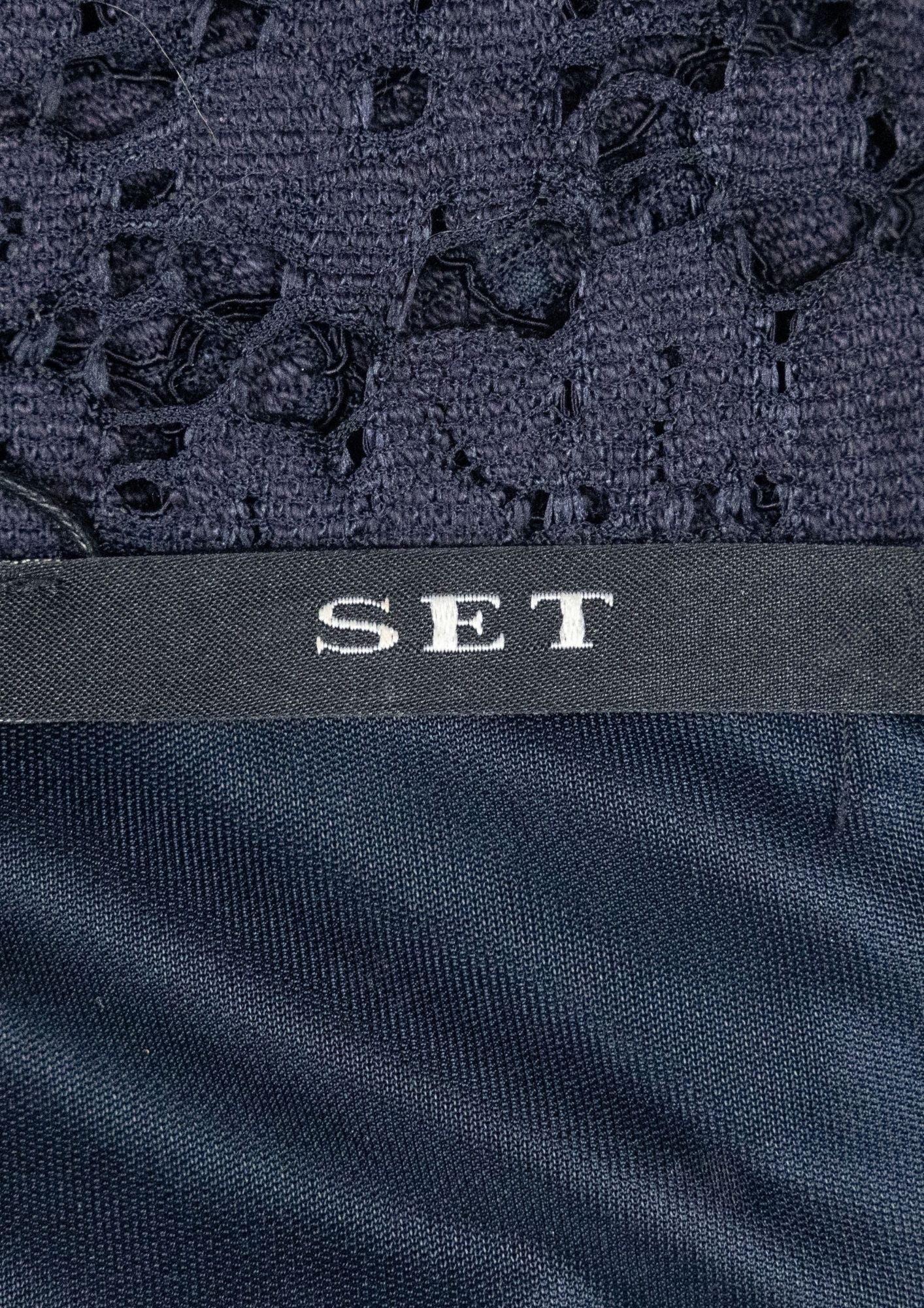 Set Navy Blue Lace Dress - Reloved - Timeless Styles
