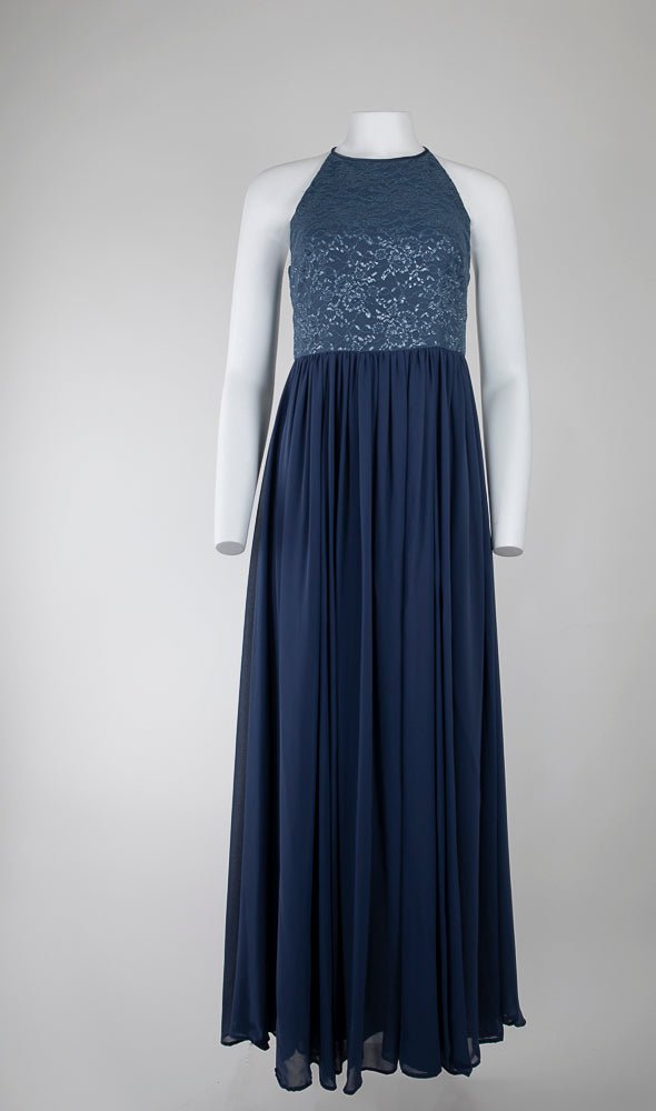 Vera Wang Lace Blue Bodice Gown Reloved - Evening and Occasion Wear Vera Wang Lace Blue Bodice Gown Reloved - Evening and Occasion Wear