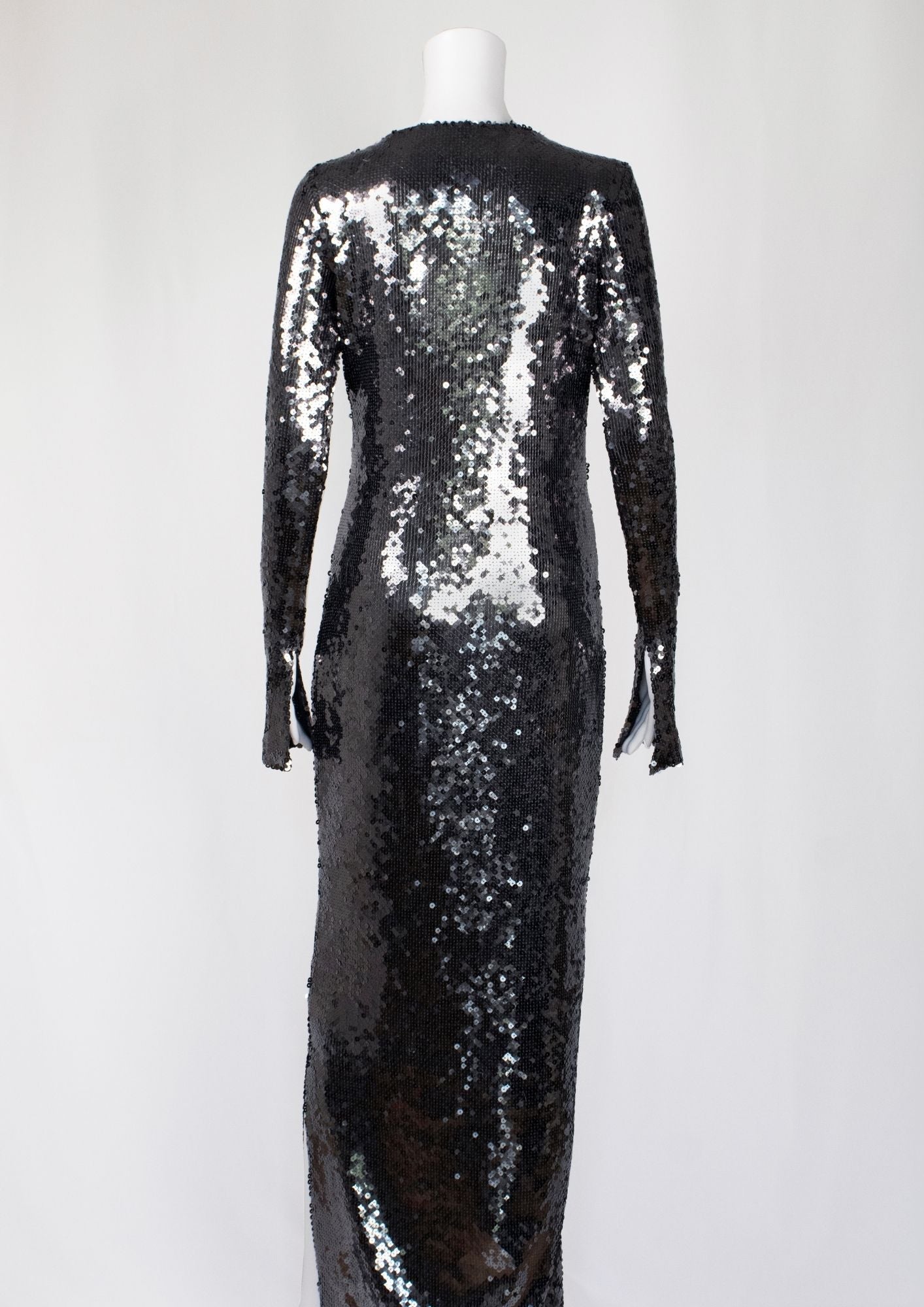 Rose Gold Long Sleeve Black And Silver Striped Sequin Dress 16Arlington Sequinned Dress Reloved Evening And Occasion Wear Rose Gold Long Sleeve Black And Silver Striped Sequin Dress 16Arlington Sequinned Dress Reloved Evening And Occasion Wear