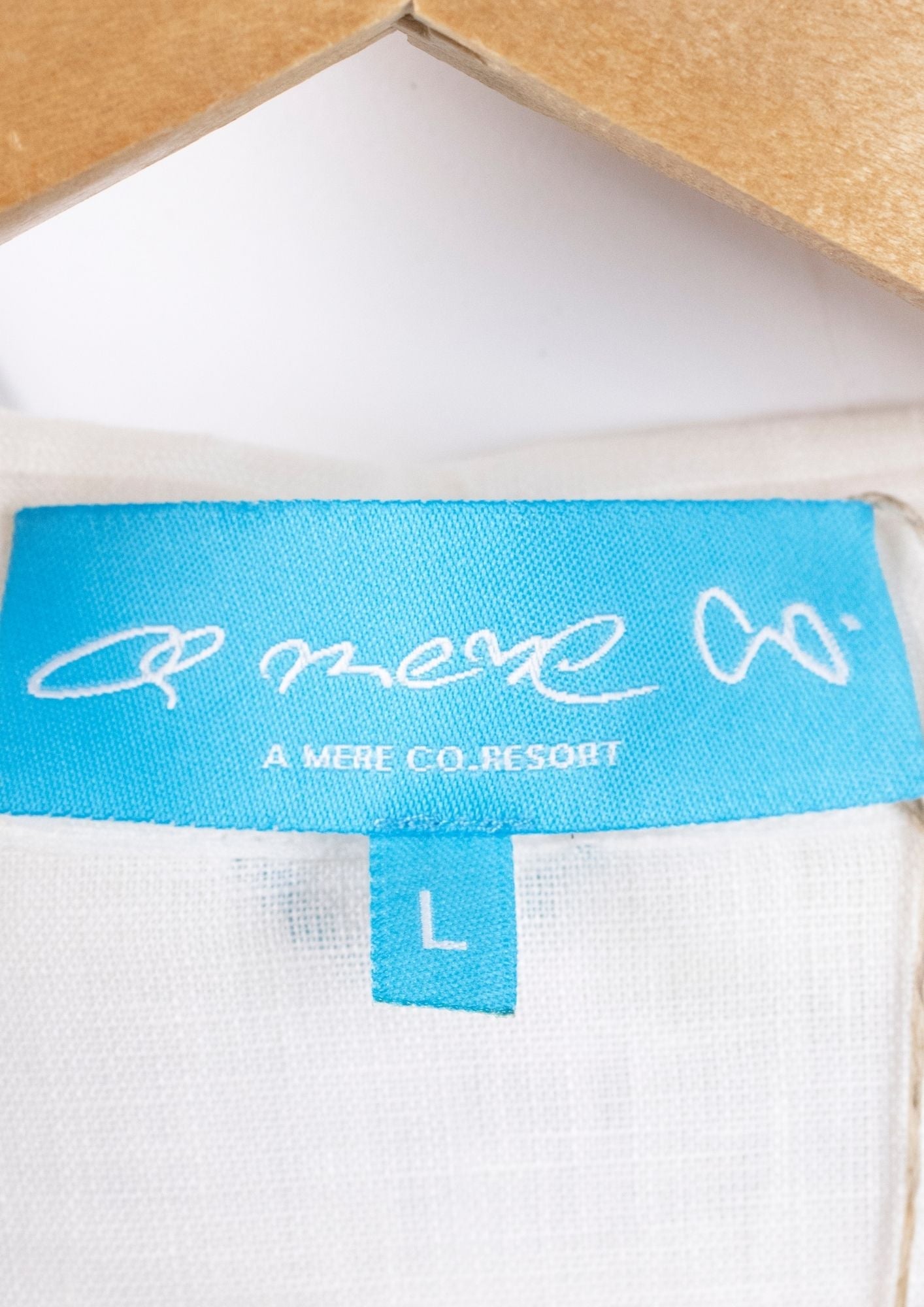 A Mere Co. Resort Linen Shirt Dress - Reloved - Evening and Occasion Wear