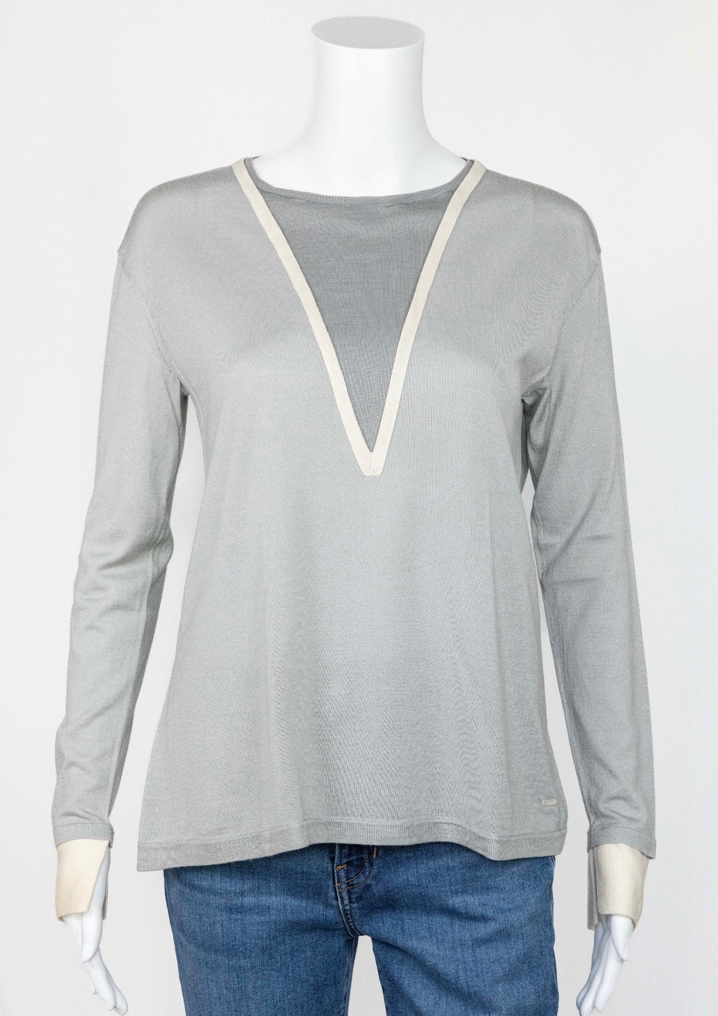 Akris Grey Top - Reloved - Timeless Styles