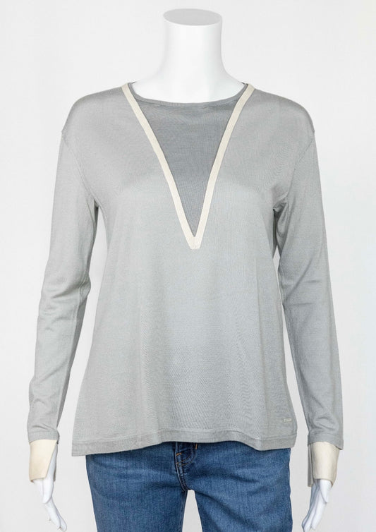Akris Grey Top - Reloved - Timeless Styles