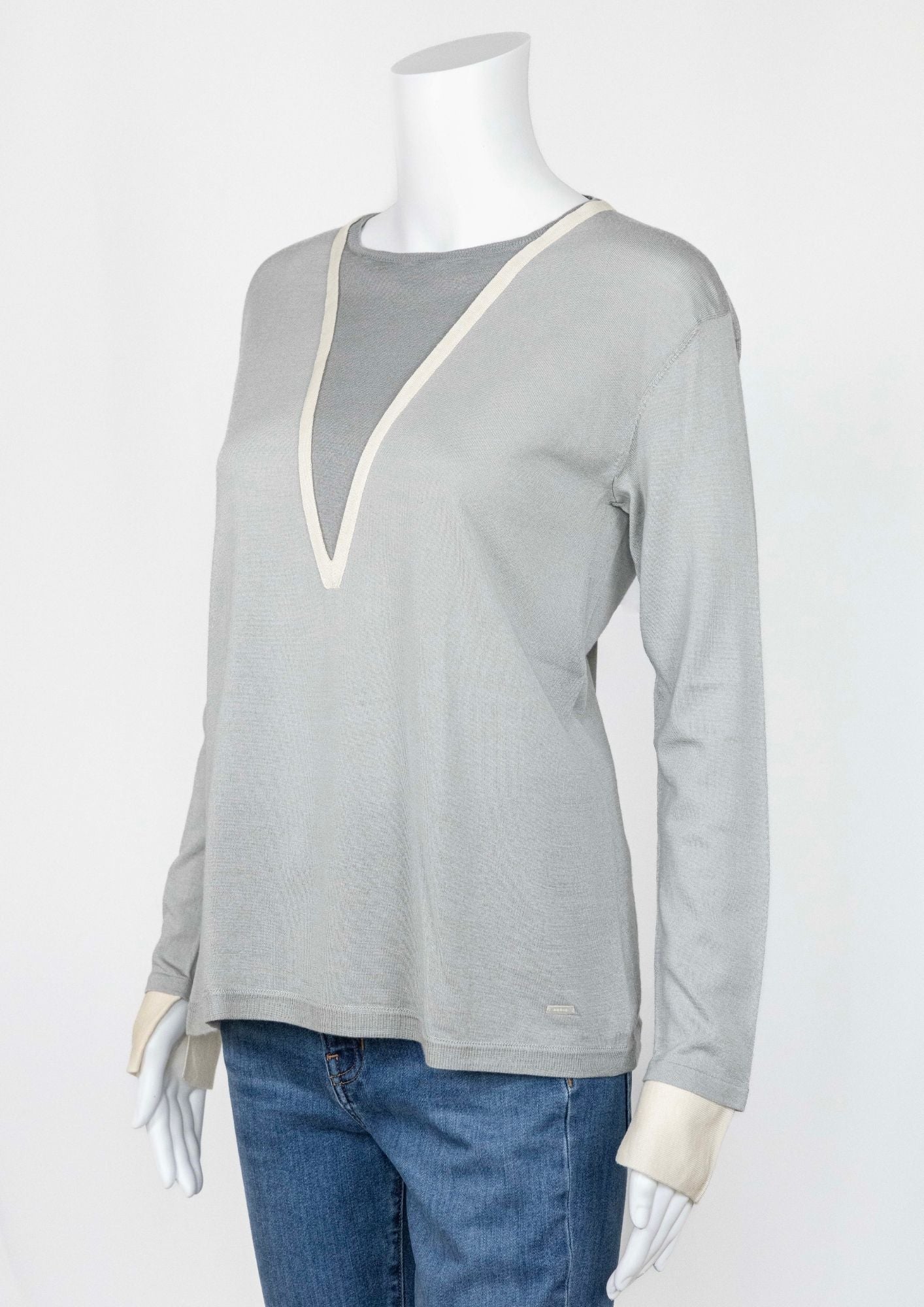 Akris Grey Top - Reloved - Timeless Styles