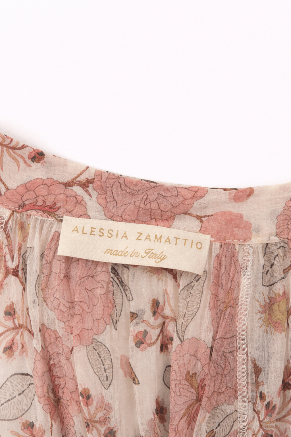 Alessia Zamattio Coral Printed Dress - Reloved - Evening and Occasion Wear