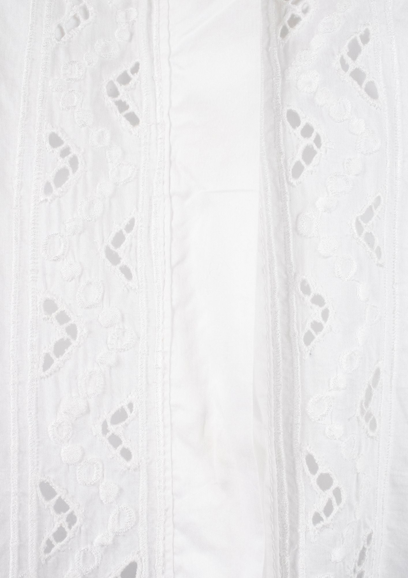 Charlie Joe Frilled Collar White Shirt - Reloved - Timeless Styles