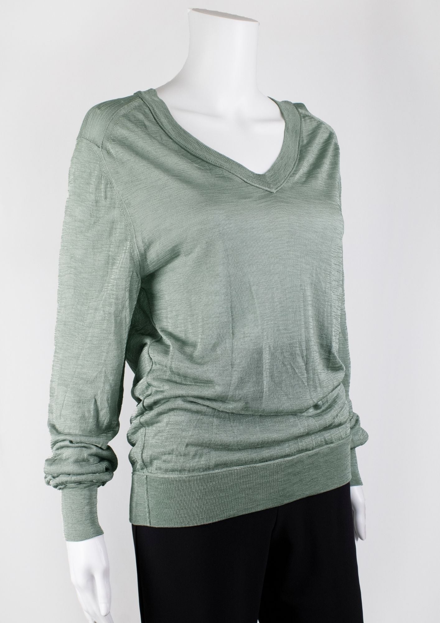 D&G Sage Green Knit Top - Reloved - Timeless Styles