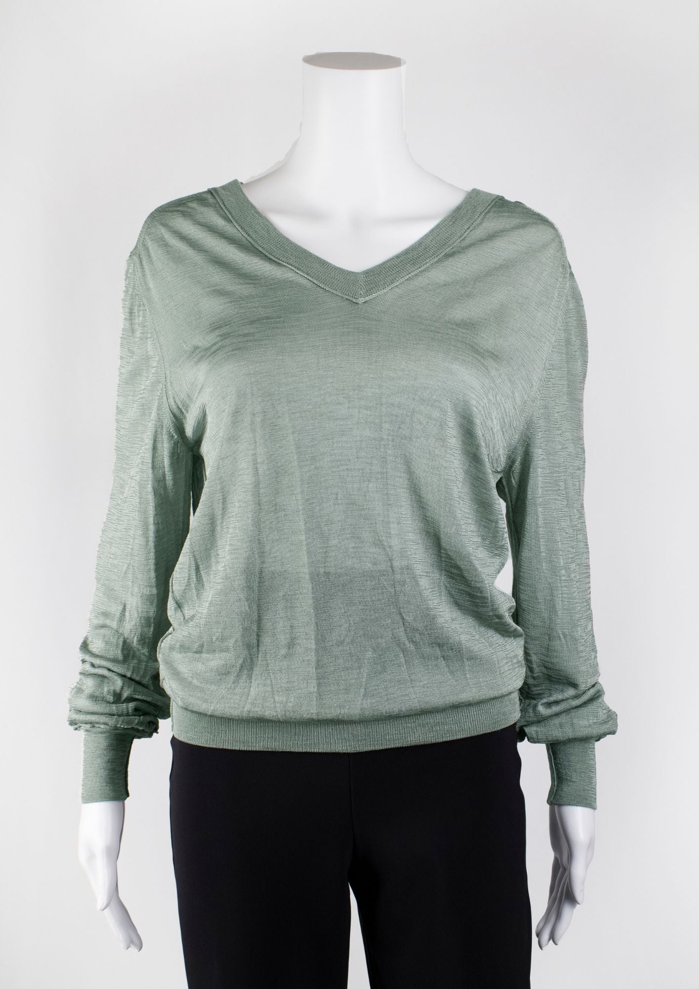 D&G Sage Green Knit Top - Reloved - Timeless Styles