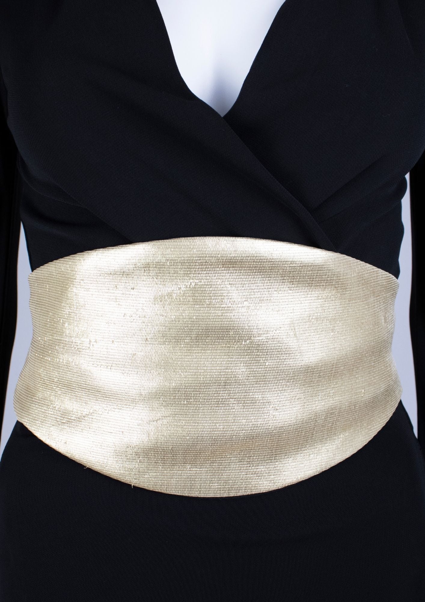 Diane Von Furstenberg Black & Gold Dress - Reloved - Timeless Styles