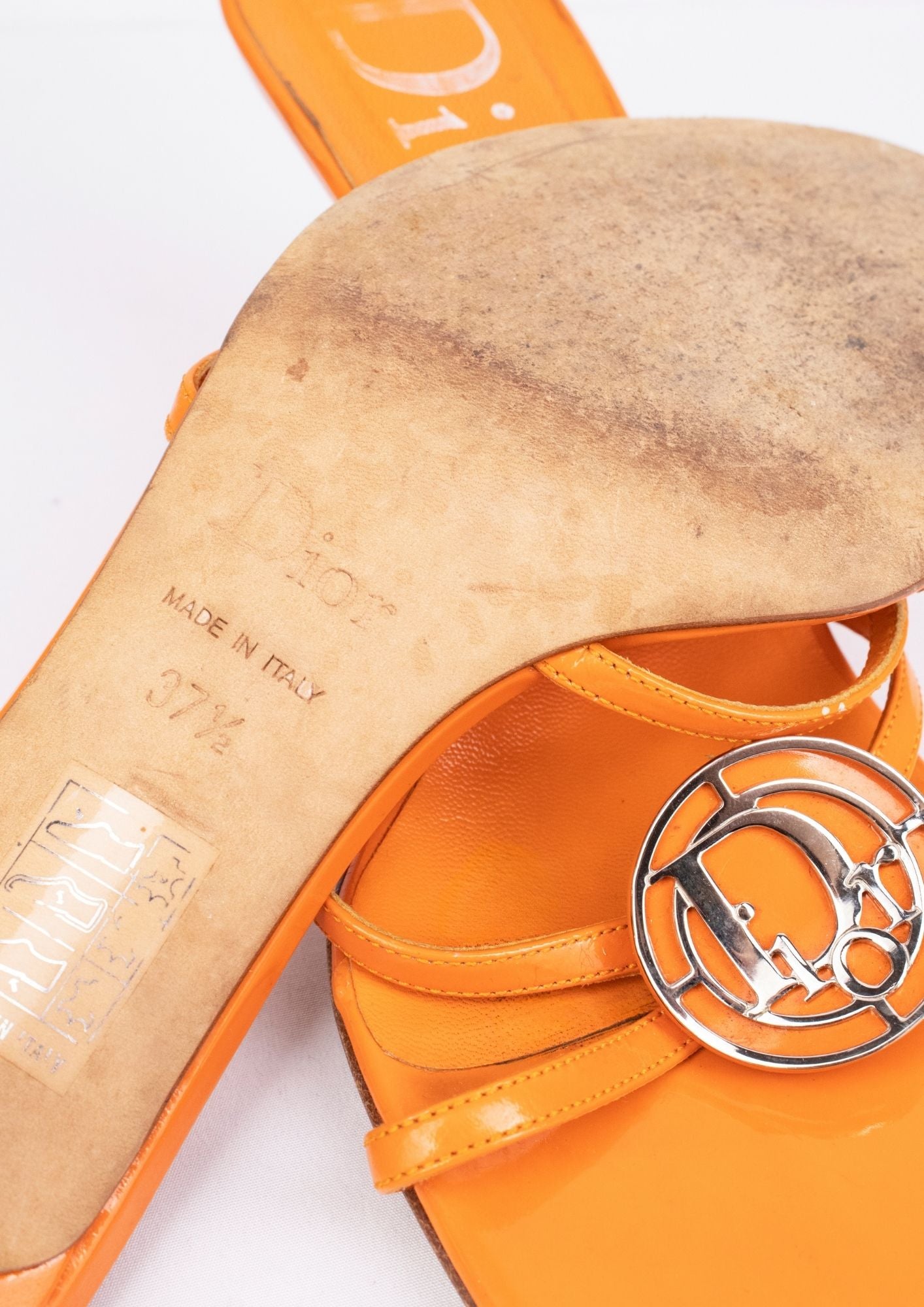 Dior Orange Sandals - Reloved - Timeless Styles