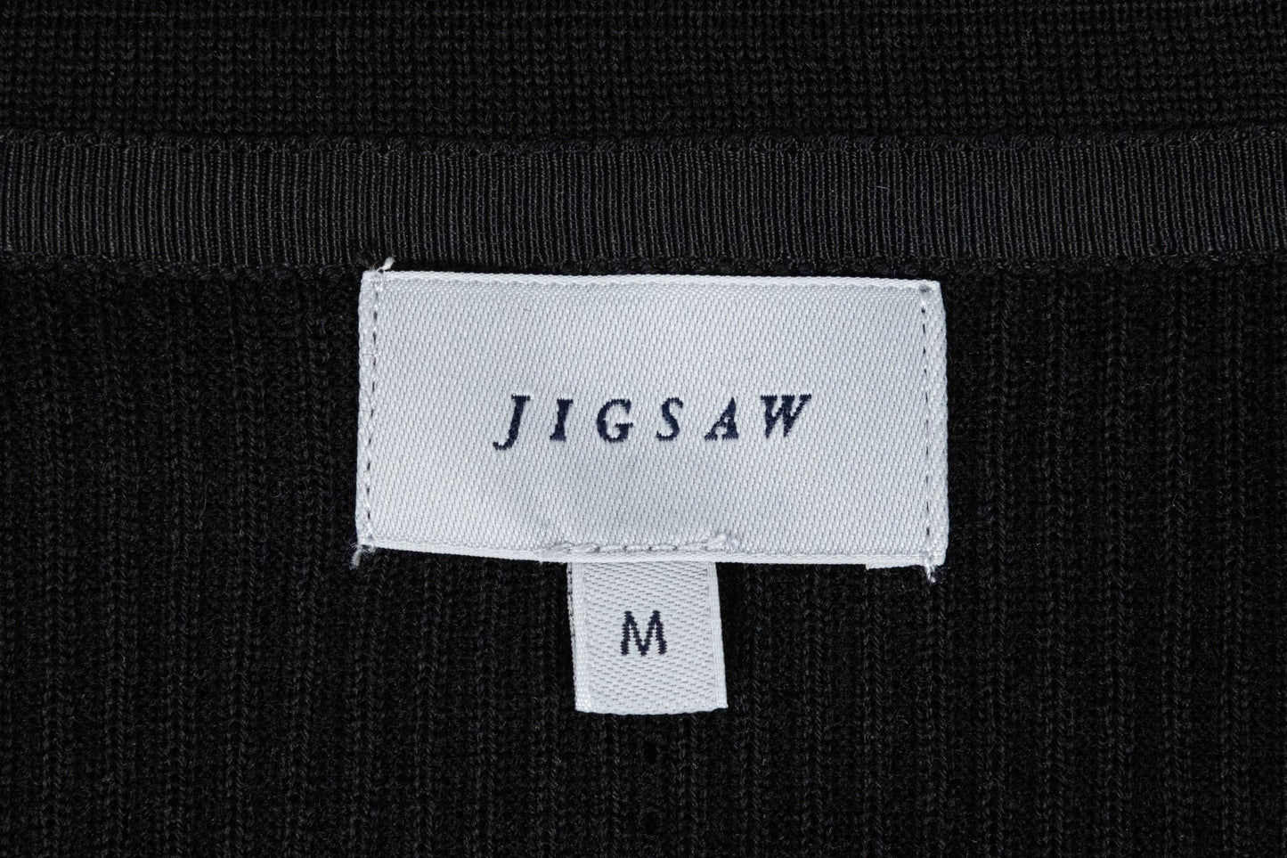 Jigsaw Collared Black Top - Reloved - Timeless Styles