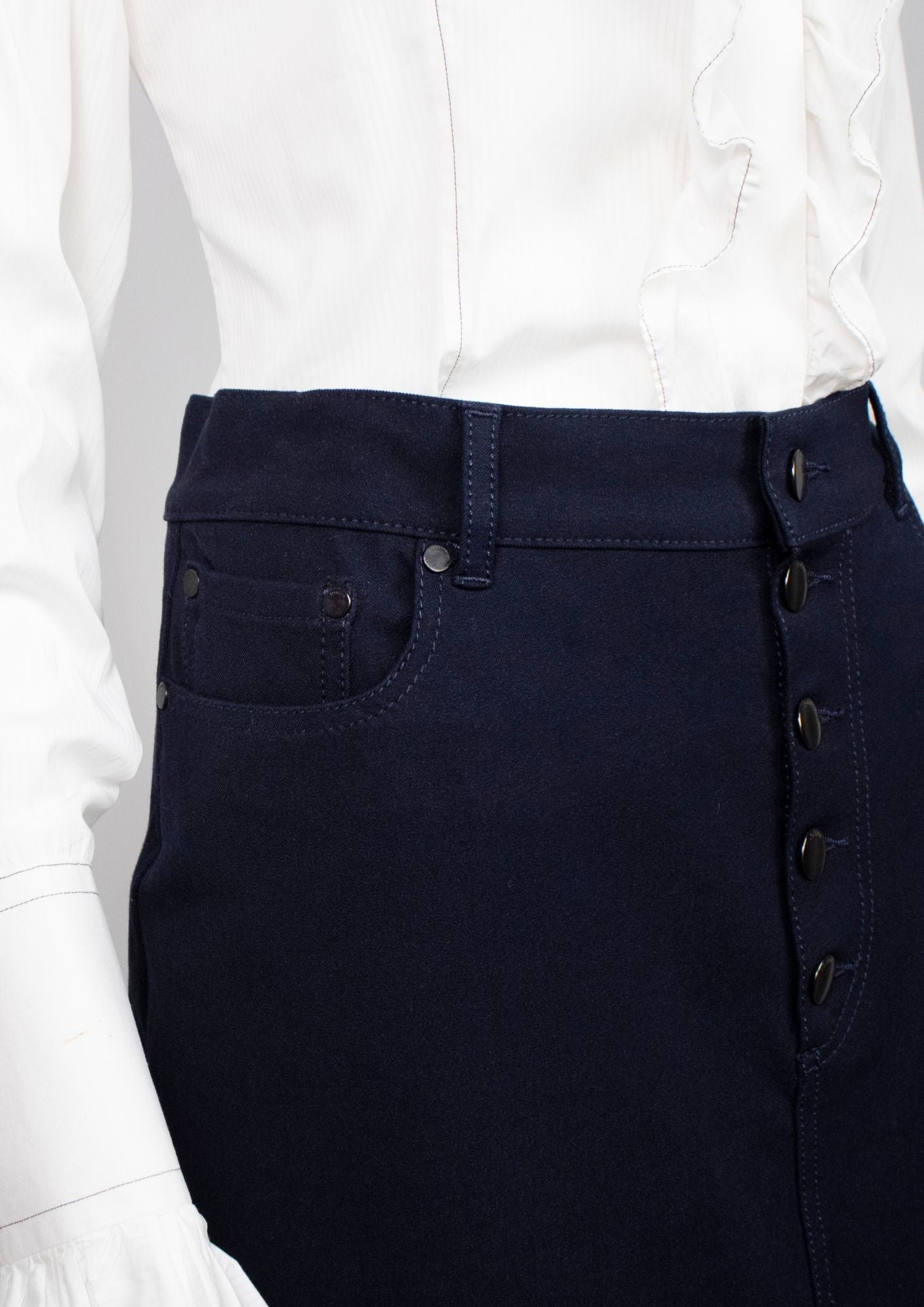 Joseph Classic Denim Skirt - Reloved - Timeless Styles