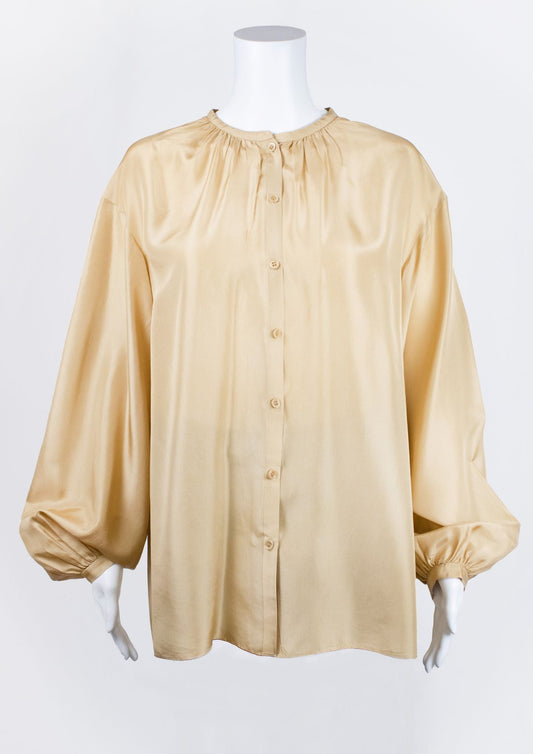 Joseph Gold Silk Shirt - Reloved - Timeless Styles