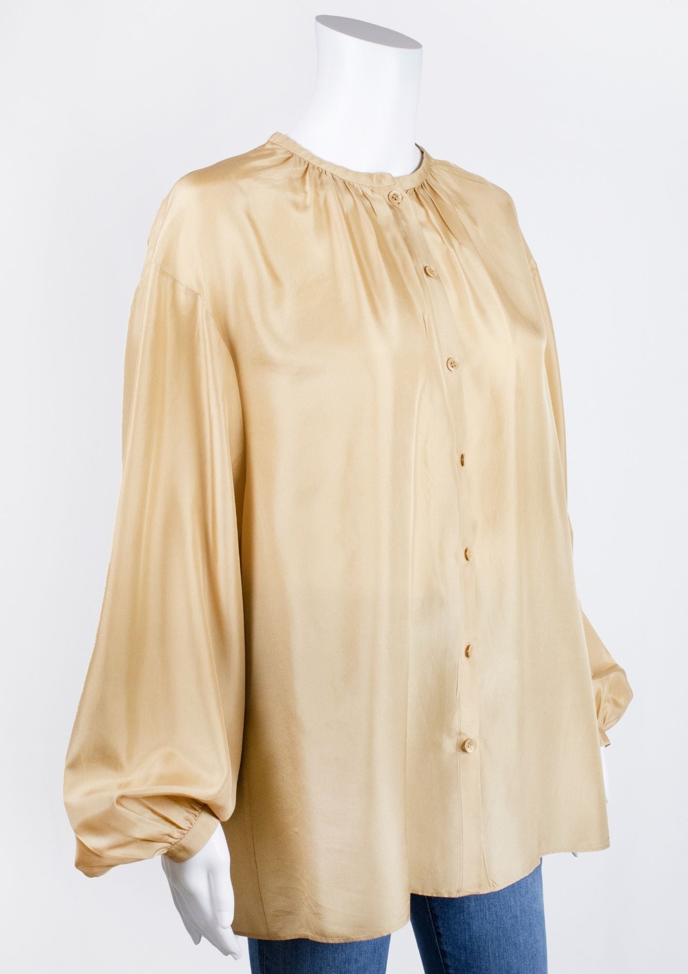 Joseph Gold Silk Shirt - Reloved - Timeless Styles