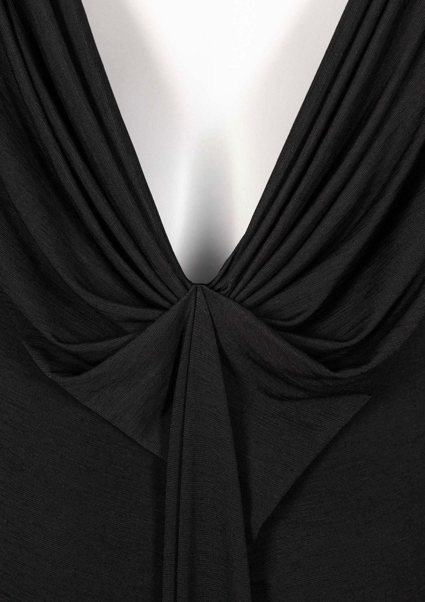 Leon Max Limited Edition Black Draped Back Dress - Reloved - Timeless Styles