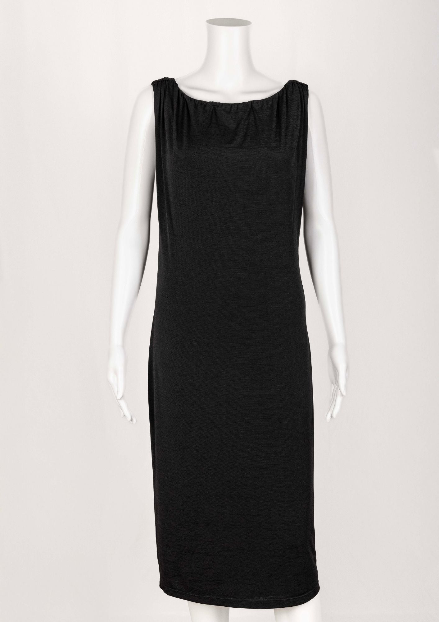 Leon Max Limited Edition Black Draped Back Dress - Reloved - Timeless Styles