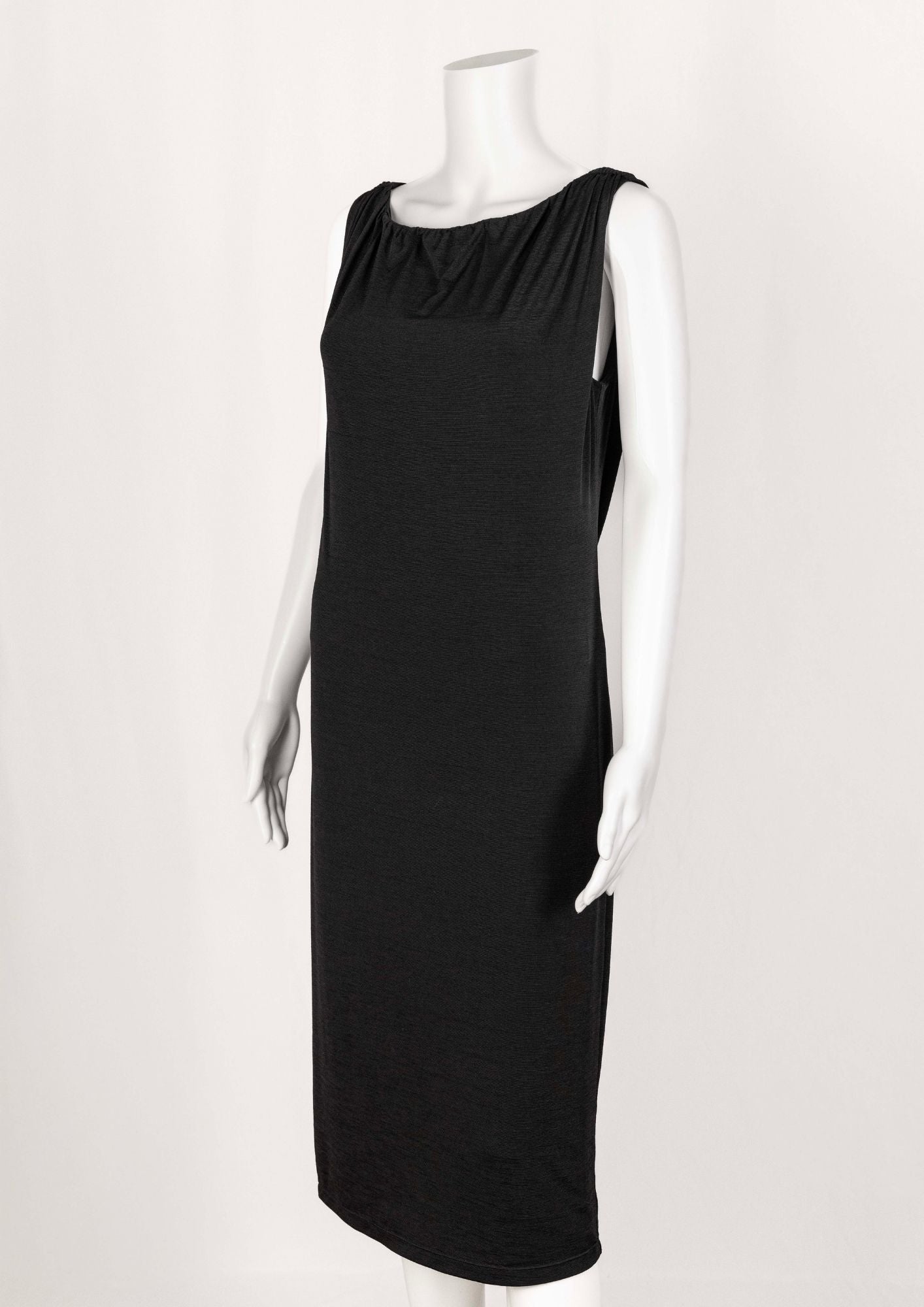 Leon Max Limited Edition Black Draped Back Dress - Reloved - Timeless Styles