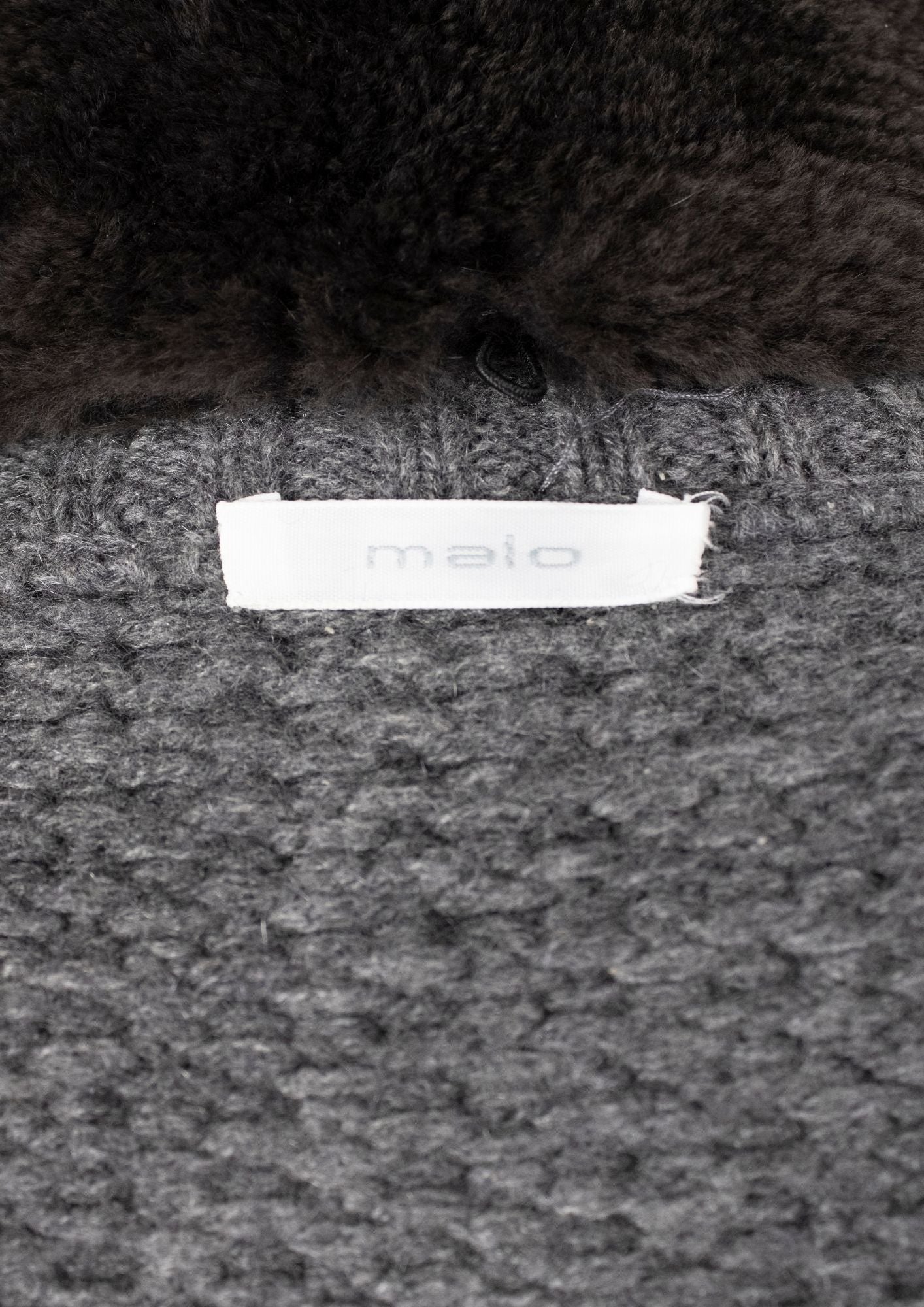 Malo Grey Button - Up Jumper - Reloved - Timeless Styles