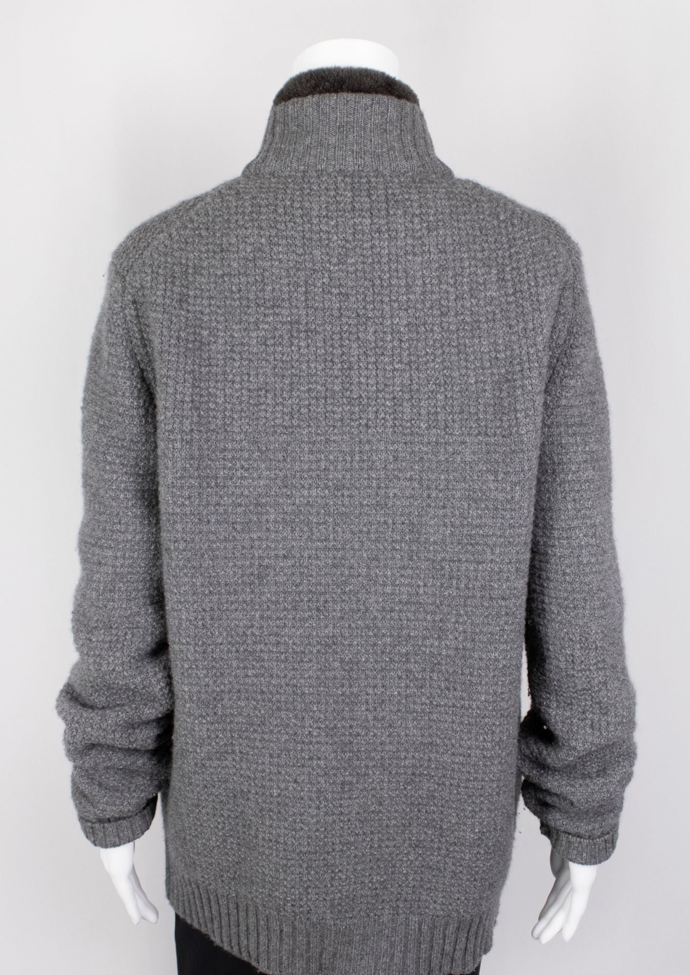 Malo Grey Button - Up Jumper - Reloved - Timeless Styles