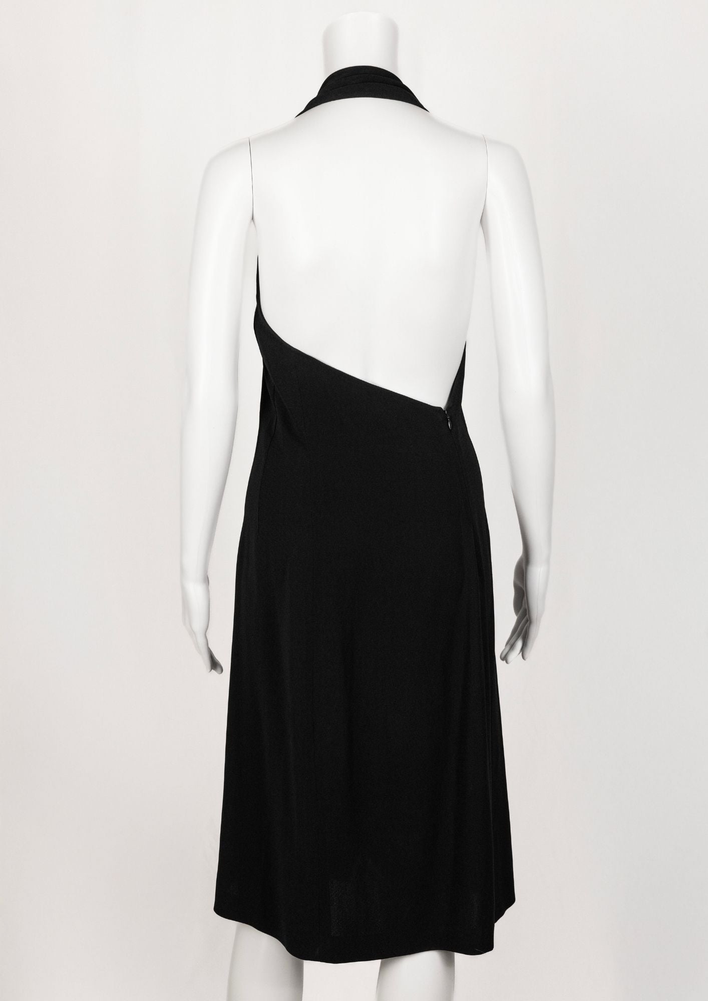 Max Mara Asymmetrical Halter Dress - Reloved - Timeless Styles