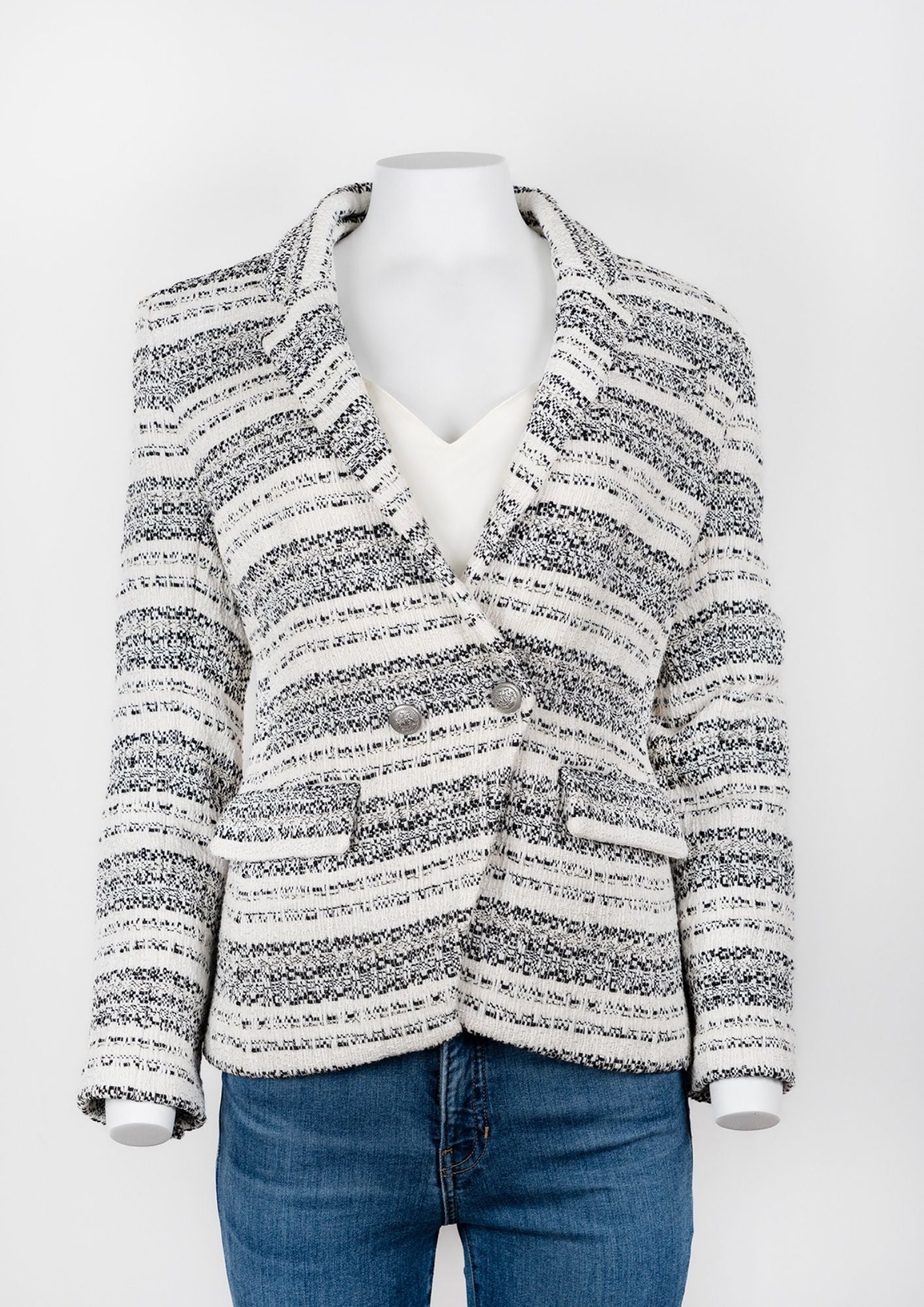 Max&Moi Paris White & Black Blazer - Reloved - Timeless Styles