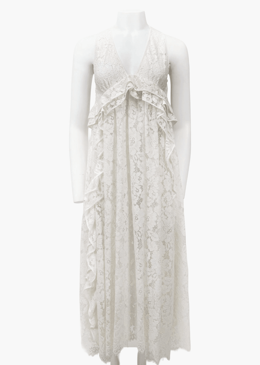 N°21 White Lace Dress - Reloved - Evening and Occasion Wear