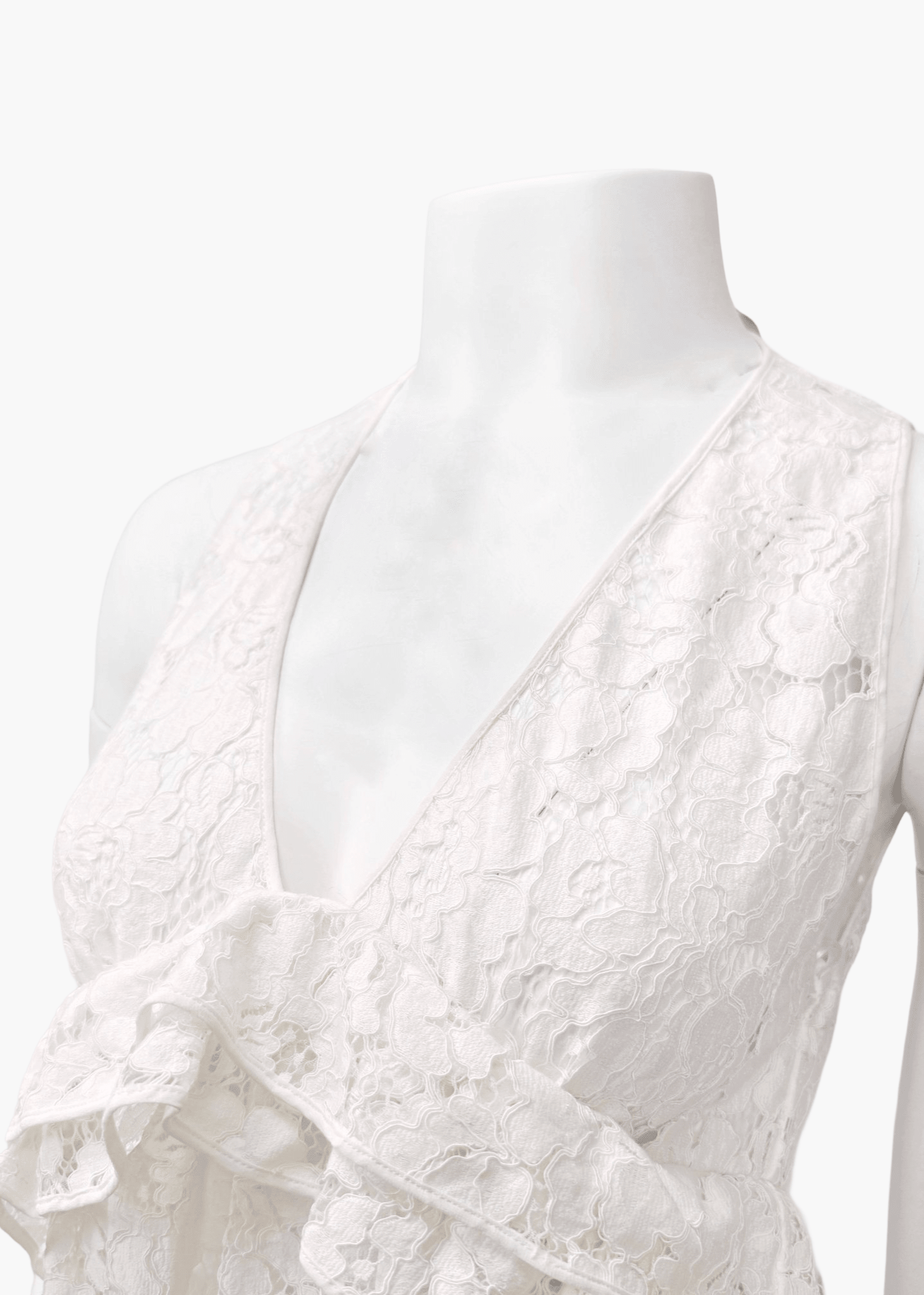 N°21 White Lace Dress - Reloved - Evening and Occasion Wear