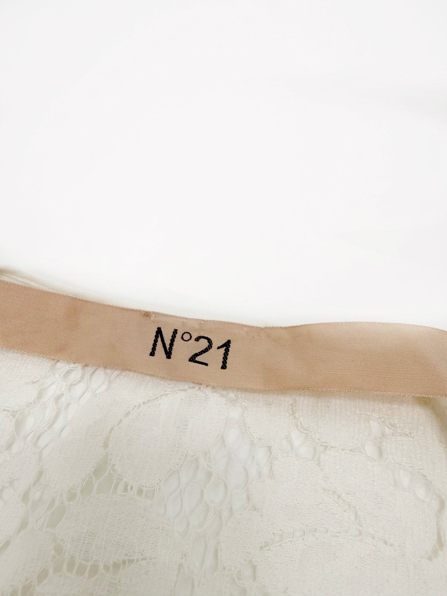 N°21 White Lace Dress - Reloved - Timeless Styles
