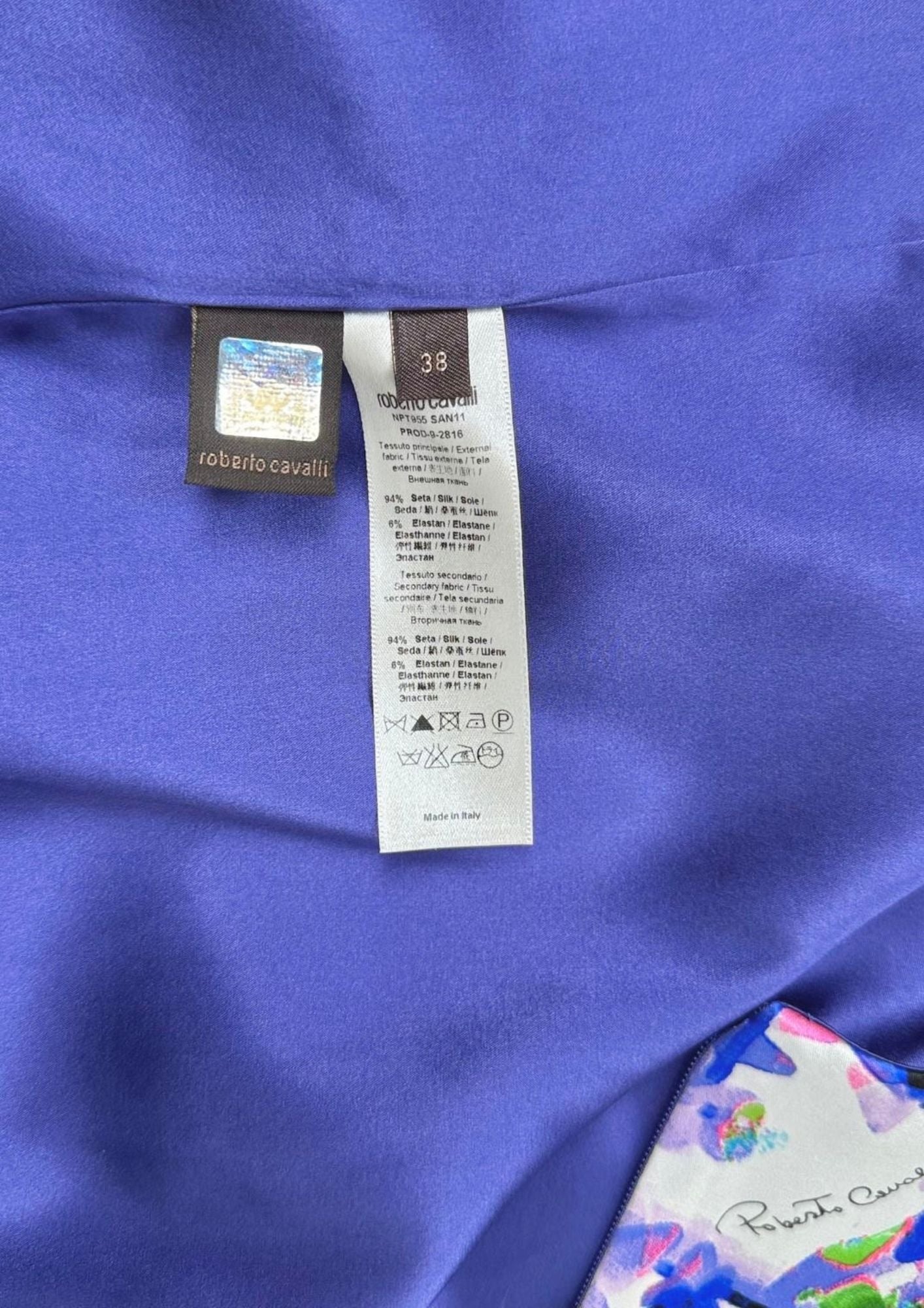 Roberto Cavalli Floral Silk Dress - Reloved - Timeless Styles