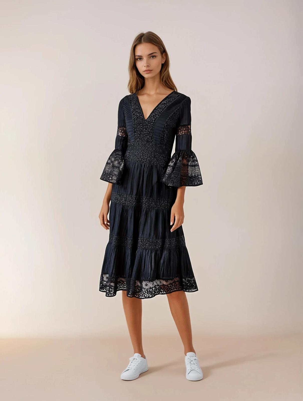 Temperley London Black Dress - Reloved - Evening and Occasion Wear